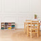 ECR4KIDS STREAMLINE 12 CUBBY TRAY STORAGE CABINET 3X4 CLASSROOM ELR-17432-WW - Like New