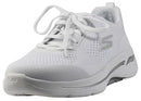 124404 SKECHERS GO WALK ARCH FIT-MOTION BREEZE SNEAKER WHITE/SILVER SIZE 7.5 - Brand New