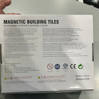 GENERIC 120PCS MAGNETIC TILES MAGNETIC 3D BUILDING BLOCKS SET EDUCATIONAL TOYS - Brand New