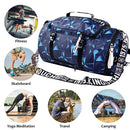 GGOV UNISEX ADULT SPORTS DUFFEL BAGS 20 X 11 X 11 INCHES - BLUE - Like New