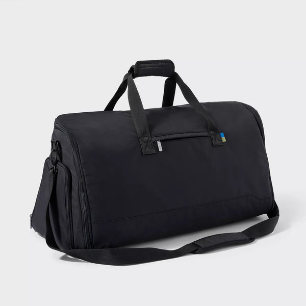 OPEN STORY 2-IN-1 GARMENT DUFFEL BAG - BLACK - Like New