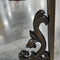 GENERIC ORNATE DECORATIVE MIRROR 25.5W X 39L - BRONZE WOOD - Like New