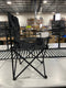 TREK OUTDOOR LIVING SOLUTIONS HEAVY DUTY CAMPING CHAIR - BLACK - Scratch & Dent