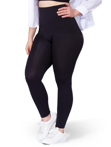 SHAPERMINT LEGGINGS FOR WOMEN TUMMY CONTROL HIGH WAISTED SHAPEWEAR WOMENS BLACK - Brand New