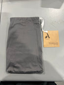 AMAZON 100% ORGANIC COTTON 2 STANDARD PILLOW CASES - GRAY - Like New