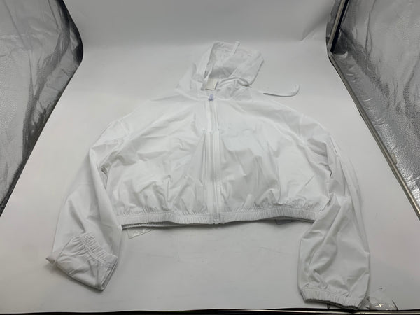 GENERIC WOMEN'S CROP TOP HOODIE - SIZE: WOMEN S - WHITE - Brand New