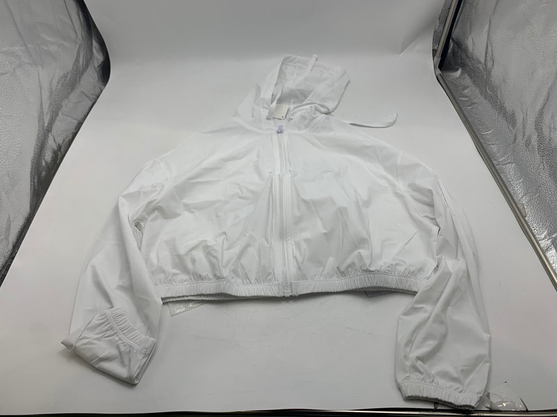 GENERIC WOMEN'S CROP TOP HOODIE - SIZE: WOMEN S - WHITE - Brand New