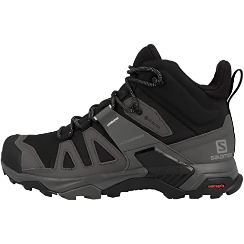 Salomon Men's X Ultra 4 Mid Gore-Tex Hiking Boot Black Magnet Pearl Blue 10 - Like New