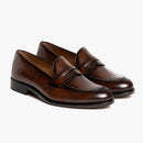 THURSDAY BOOT CO. LINCOLN PENNY LOAFERS - RICH MAHOGANY - 9 - Like New