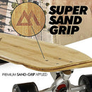 MAGNETO 44IN KICKTAIL CRUISER LONGBOARD SKATEBOARD BAMBOO MAPLE (BLACK) - Like New