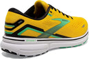 BROOKS MEN'S GHOST 15 NEUTRAL RUNNING SHOE 10.5 - Lemon Chrome/Black/Sedona Sage - Like New