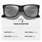 RAY-BAN RB4165-F JUSTIN 622/6G FRAME MATTE BLACK LENSES GRAY MIRROR SILVER - Like New