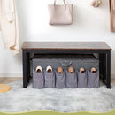 STORAGEIDEAS EXTRA LARGE FABRIC SHOE ORGANIZER FOR CLOSET FITS UP TO 28 PAIRS - Like New
