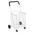 HONEY-CAN-DO WHITE FOUR WHEEL UTILITY CART, 36.875X21.25X16.75 CRT-01513 - WHITE - Like New