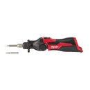 2488-20 MILWAUKEE M12 SOLDERING IRON (TOOL ONLY) - BLACK/RED - Like New