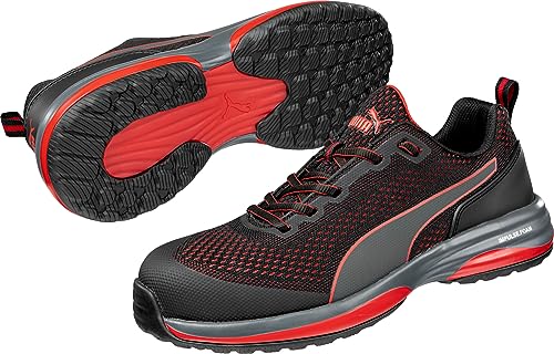 644495 PUMA Men's Speek Blk Sneaker Black/Red Size 9 - Like New
