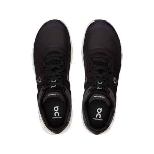 ON CLOUDFLOW 4 WOMEN'S - SIZE 9 - BLACK/WHITE - Like New
