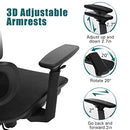 FelixKing Home Office Rolling Swivel Chair Mesh High Back B09ND5PJDG - Black - Like New