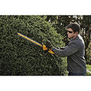 DEWALT 20V MAX CORDLESS HEDGE TRIMMER 5.0 AH 22" (DCHT820P1) - BLACK/YELLOW - Like New