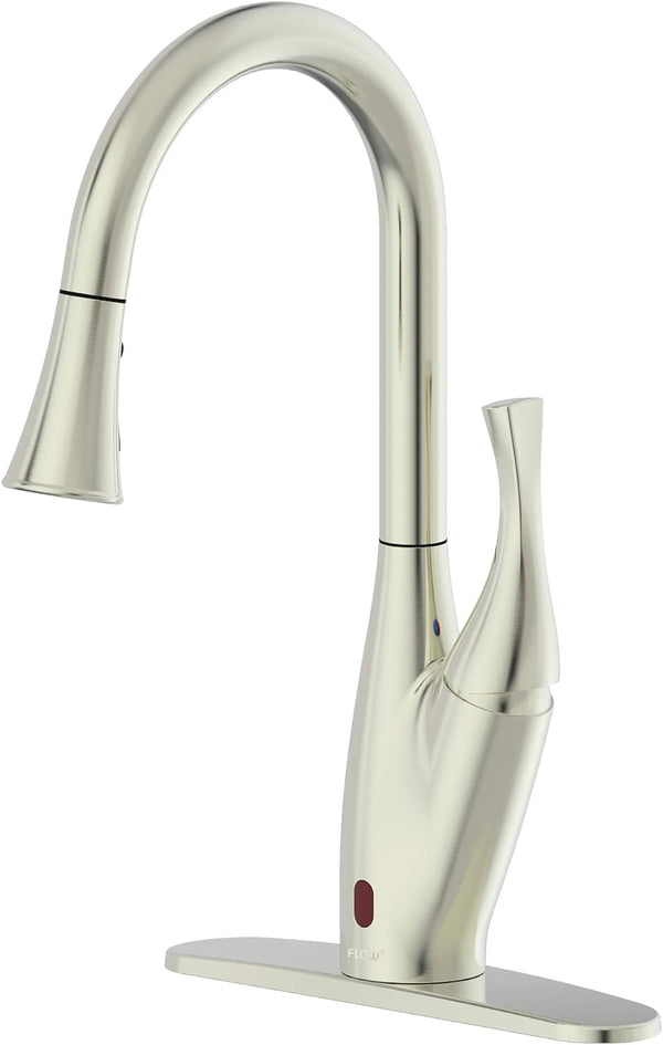 Bio Bidet by Bemis FLOW X Motion Activated Kitchen Faucet - Brushed Nickel Like New