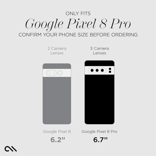 CASE MATE GOOGLE PIXEL 8 PRO - [6.7”,+12FT DROP PROTECTION+WIRELESS CHARGING] - Brand New