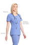 INFINITY CHEROKEE ROUND NECK NURSE SCRUB TOPS WOMEN XL CIEL - Brand New