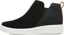 Ryka Women's Vera Wedge Sneaker Black Leather 7.5 M - Brand New