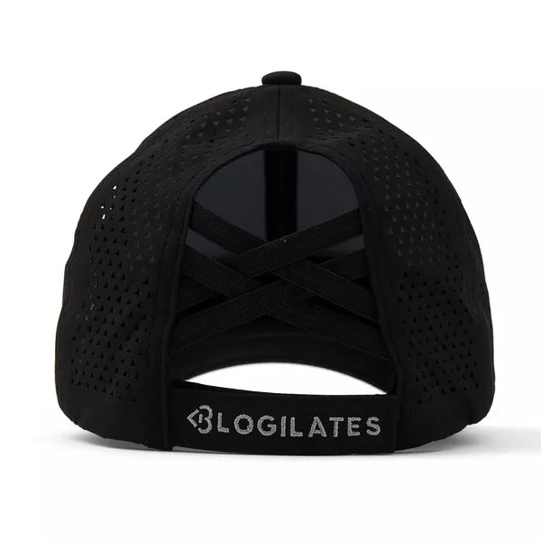 BLOGILATES SWEAT RESISTANT HAT - BLACK: MOISTURE WICKING, QUICK DRYING - BLACK - Brand New