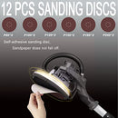 IMQUALI DRYWALL SANDER WITH VACUUM IMQUALI® 9.5A 1050W ELECTRIC SANDER - BLACK - Like New