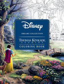 DISNEY DREAMS COLLECTION THOMAS KINKADE STUDIOS COLORING BOOK PAPERBACK - Brand New
