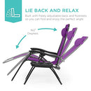 Best Choice Products Set of 2 Adjustable Steel Mesh Zero Gravity Lounge Chair - Brand New