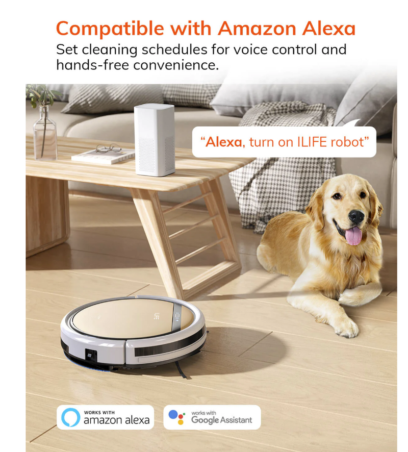 ILIFE V5s Pro Robot Vacuum / Mop Combo Slim Automatic Self-Charging Robot Vacuum - Like New