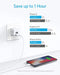ANKER POWER PORT MINI DUAL PORT 12W WALL CHARGER, USB CHARGER 136799 - WHITE - Like New