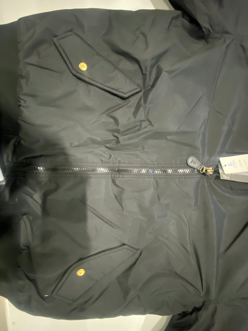 SPIRE MEN'S WATERPROOF WEATHER TECH INSULATION AVIATOR JACKET SIZE LARGE - BLACK - Brand New