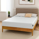 ZINUS CALM 10" KING TIGHT TOP COOLING GEL MEMORY FOAM MATTRESS - WHITE - Like New