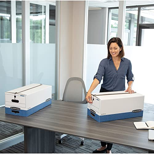 BANKER'S BOX LIBERTY HEAVY-DUTY STORAGE BOXES LETTER 12 PACK BANKERS-00011 - Like New