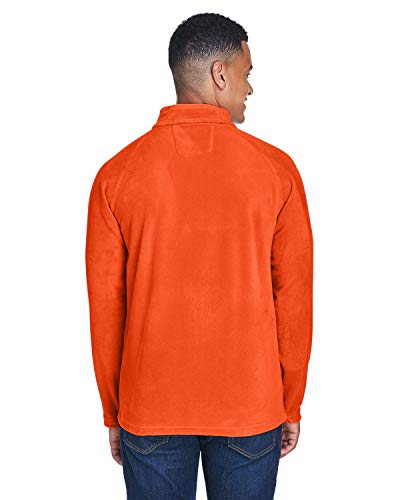 TEAM 365 TT90 MEN CAMPUS MICROFLEECE JACKET SIZE M SPORT ORANGE - Like New
