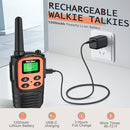 MaxTalker Rechargeable Walkie Talkies with 22 Channels - Multicolor - Like New