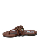 CIRCUS NY BY SAM EDELMAN WOMEN'S CANYON FLAT SANDAL SIZE 7.5 - SADDLE - Like New