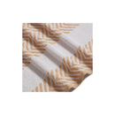KATHY IRELAND 6 PIECE CHEVRON JACQUARD TOWEL SET WITH LETSDRY - LINEN - Like New
