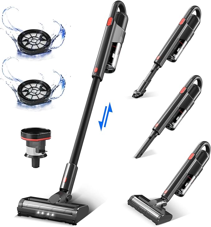 Doker Cordless Vacuum Cleaner Lightweight Stick Vacuum Cleaner V8285-B - Black Like New