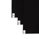 TH3444 LACOSTE MEN'S 100% COTTON REGULAR FIT V-NECK, 3-PACK, SIZE M, 3PC, BLACK - Like New