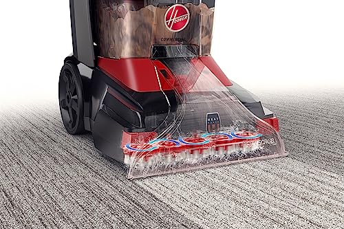 HOOVER COMMERCIAL POWERSCRUB XL SPOT, UPRIGHT SHAMPOO, CH68000V - BLACK/RED - Like New