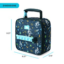 ARCTICZONE PUSH POP KIDS LUNCH BOX COMBO SPACE ODYSSEY CONTAINER ICE PACK - BLUE - Like New