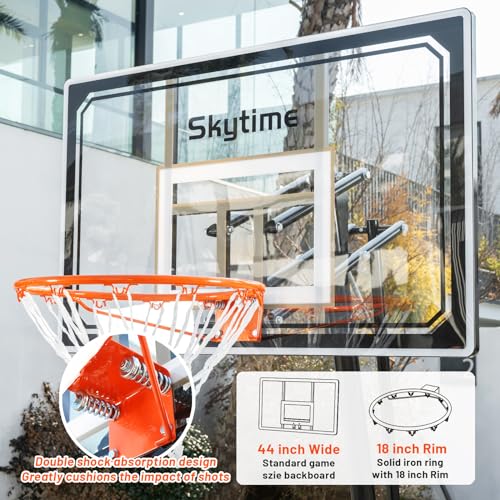 SKYTIME BASKETBALL HOOP 44" BACKBOARD PORTABLE BASKETBALL HOOP - Scratch & Dent