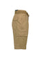 BLUE ROCK MEN'S COTTON STRETCH RIPSTOP CARGO SHORTS WITH BELT - KHAKI - SIZE 42 - Brand New