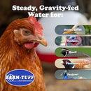 FARM-TUFF Hanging Chicken Waterer 3 Gallon BPA-Free B002QYDWHG - Black - Like New