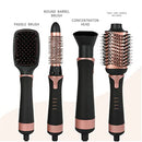 ELLE PREMIERE HAIR DRYER BRUSH AND VOLUMIZER 4-IN-1 BLOWER - BLACK/ ROSE GOLD - Like New