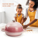DVK Dutch Oven Pot Lid Sourdough Bread Baking Enameled 6 Qt Cast Iron Dutch - Like New