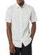 AEM20108SS22 AMAZON ESSENTIALS MENS SHORT-SLEEVE STRETCH POPLIN SHIRT LGBRPRINT - Brand New